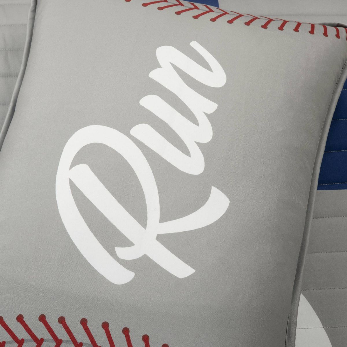 Baseball Game Reversible Oversized Quilt Set - Lush Décor - thumbnail 5