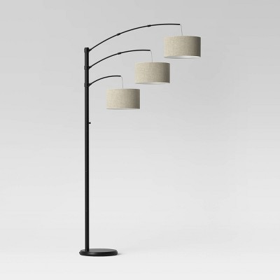 Traditional Three Arm Arc Floor Lamp (Includes LED Light Bulb) Oil Rubbed Bronze - Threshold™