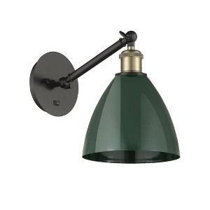 Plymouth Dome - 1 Light Wall Sconce In Industrial Style-13.25 Inches Tall and 7.5 Inches Wide - 1 of 1