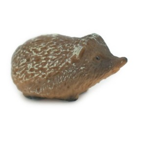 Collectible Wildlife Gifts | Hedgehog, Spiny Hedge Hog, High Quality, Hand Painted, Rubber, Animal, Realistic, Model,  Toy, Gift,  1"  CH646 BB169 - 1 of 4