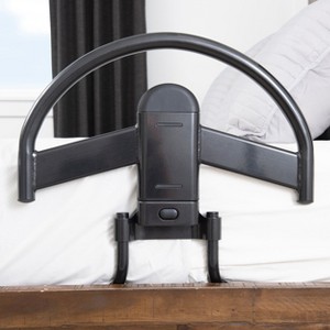 Able Life Click-N-Go Bed Handle, Removable Bedside Safety Rail for Seniors, Black - 1 of 4