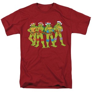 Men's Teenage Mutant Ninja Turtles In The Christmas Spirit T-Shirt - 1 of 4