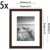 Americanflat Picture Frame with plexiglass - Hanging Hardware For Horizontal and Vertical Display - 2 of 4