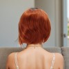 Unique Bargains Women's Straight Short Hair Wig 13x4x1in 150 Real Human Hair 6in 1 Pc - 3 of 4