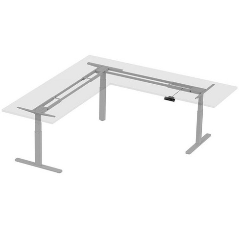 Monoprice Triple Motor Height Adjustable Sit Stand Corner Desk