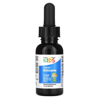 California Gold Nutrition Liquid Echinacea For Children, No Alcohol, Natural Orange, 1 fl oz (30 ml)