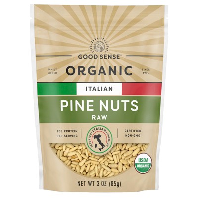 Good Sense Organic Italian Pine Nuts, Raw, 3 oz (85 g)