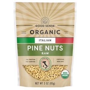 Good Sense Organic Italian Pine Nuts, Raw, 3 oz (85 g) - 1 of 2