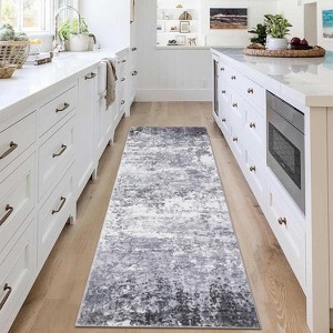 coucheta Multi-size Washable Modern Abstract Area Rug for Living Room, Foldable Non Slip Ultra-Soft Contemporary Carpet, for Bedroom, Dining, Office - 1 of 4