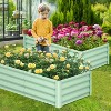 Raised Garden Bed, Metal Raised Garden Beds Outdoor, Rectangular Planter Box for Planting Plants, Vegetables and Flower - 2 of 4