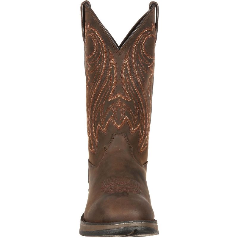 Men's Rebel by Durango Chocolate Pull-On Western Boot, 3 of 8