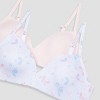 Hanes 2pk Wire Free Bra - Beige/White - 2 of 3