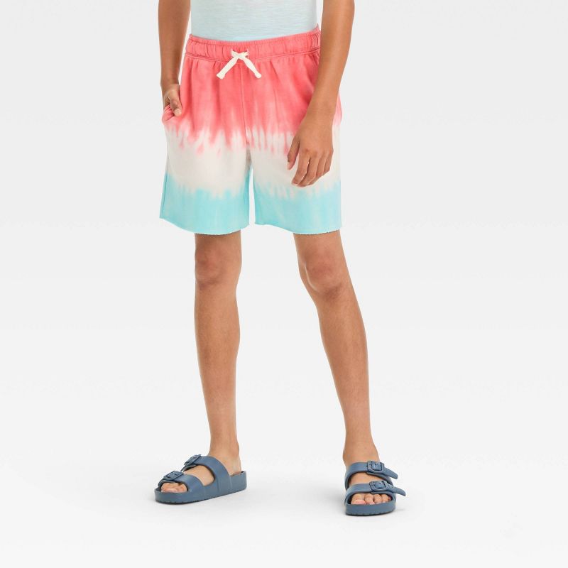 Boys' Dip Dye Knit Pull-On Shorts - Cat & Jack™, 1 of 5