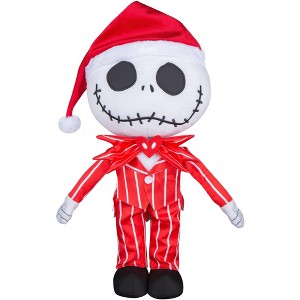 Gemmy Holiday Greeter Big Head Jack Skellington in Red Outfit OPP SM Disney, Multi - 1 of 2