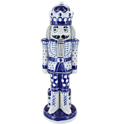 Blue Rose Polish Pottery 618 Vena Large Nutcracker