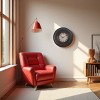 FURNIinspire Wall Clocks 20inch Round Antique Wall Clock Decorative Living Room Hanging Clock Vintage Timepiece Home Decor, Brown, 20"*20"*2" - 2 of 4