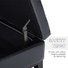 Sapphtopaz Storage Bench Ottoman with Storage, Storage Organizer Shoe Rack with Lower Shelf for Entryway Bedroom - 2 of 4