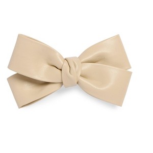 Shiraleah Faux Leather Bow Clip - 1 of 4