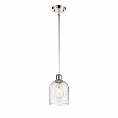 Bella - 1 Light Stem Hung Mini Pendant In Industrial Style-9.5 Inches Tall and 5.5 Inches Wide