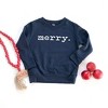 The Juniper Shop Merry Puff Print Youth Ultra-Soft Graphic Sweatshirt - 2 of 3
