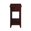 13" Bertie Accent Table Espresso Finish - Acme Furniture: Transitional Style, Open Storage, Wood Composite - 3 of 4