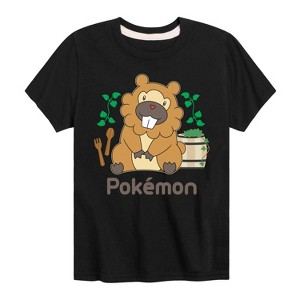 Boys' - Pokémon - Bidoof Cafe Short Sleeve Graphic T-Shirt - 1 of 4