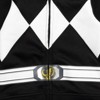 Power Rangers Blue Ranger Red Ranger Black Ranger Fleece Zip Up Hoodie - 4 of 4