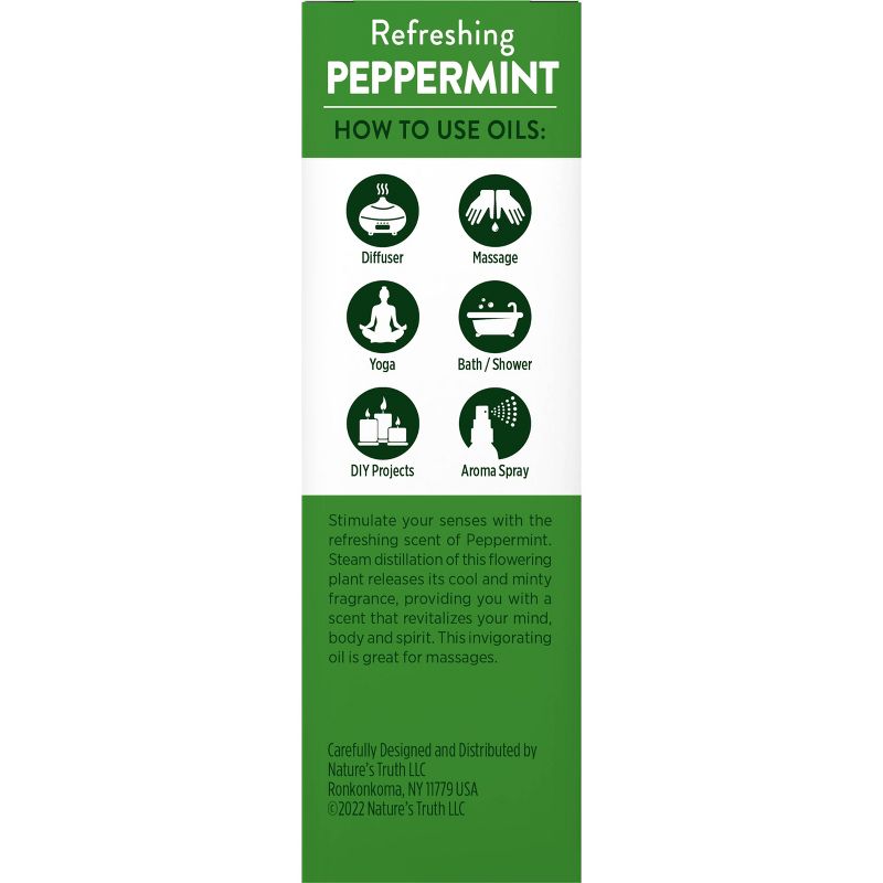 Nature&#39;s Truth Peppermint Aromatherapy Essential Oil - 0.51 fl oz, 5 of 10