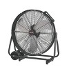 XtremepowerUS 24" Standing Fan High-Flow 6990 CFM Floor Fan Rolling Drum Shop Fan, Black - 2 of 4