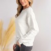 Women's Neutral Tonal Wave Long Sleeve Sweater - Cupshe - image 2 of 4