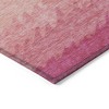 Blush Pink And Ivory Striped Washable Indoor Outdoor Area Rug - 4 of 4
