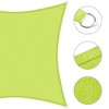 Yescom 12x12 Ft 97% UV Block Square Sun Shade Sail HDPE Canopy Patio Garden Pool Yard Green - 4 of 4