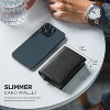 Pop up Card Wallet Minimalist Cash Wallets RFID Blocking Leather Smart Credit Card Holder with ID window for Men(Black) - 4 of 4