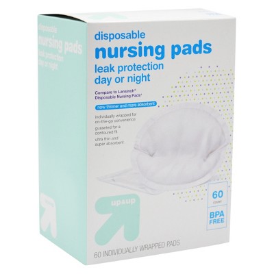 Disposable Breast Pads - 60ct - Up&Up , White