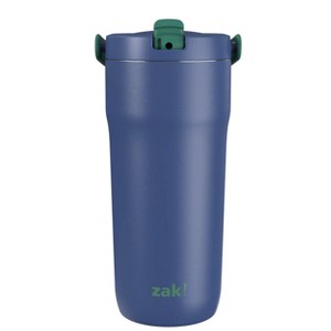 Zak Designs 20 fl oz Double Walled Stainless Steel Sutton Grip Insulated Tumbler - 1 of 4