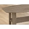 Monarch Specialties Table Set 3Pcs Set Coffee End Side Accent Living Room Laminate Brown Transitional - 2 of 4