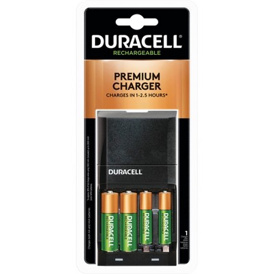 Duracell is4000 Battery Charger for NiMH AA/AAA Rechargeable Batteries - Includes 2 AA & 2 AAA Rechargeable Batteries