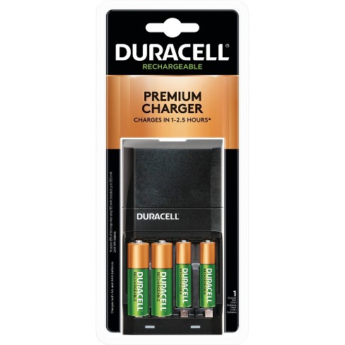 Duracell is4000 Battery Charger for NiMH AA/AAA Rechargeable Batteries - Includes 2 AA & 2 AAA Rechargeable Batteries - image 1 of 4