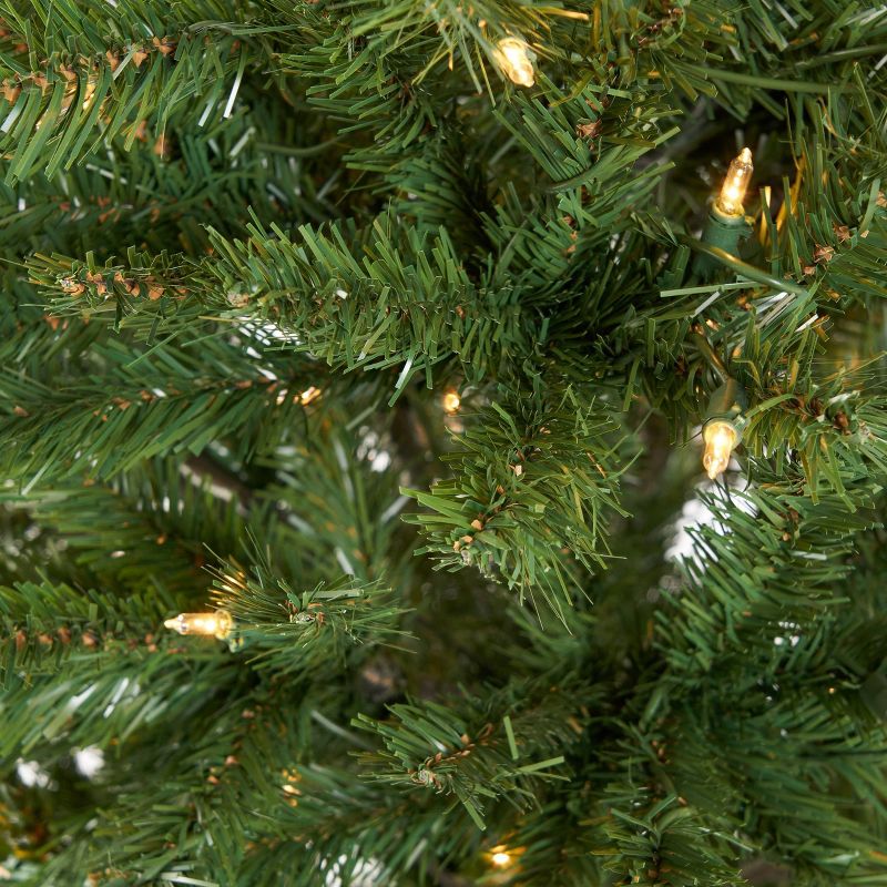 4.5ft Noble Fir Hinged Artificial Christmas Tree Clear Lights - Christopher Knight Home, 5 of 8
