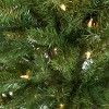 4.5ft Noble Fir Hinged Artificial Christmas Tree Clear Lights ...