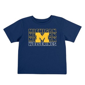 NCAA Michigan Wolverines Toddler Boys' 2pk T-Shirt - 1 of 4