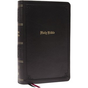 KJV Holy Bible: Large Print Single-Column with 43,000 End-Of-Verse Cross References, Black Leathersoft, Personal Size, Red Letter, Comfort Print - 1 of 1