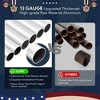 Yescom Bravery 20 Ft Sectional Flag Pole Kit Heavy Duty 13 Gauge for Outside House Silver - 4 of 4