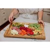 Toscana Acacia Wood Ventana Tempered Glass and Acacia Cheese Board and Knife Set - 4 of 4