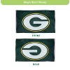 Evergreen Green Bay Packers 3' x 5' Indoor Outdoor Flag for Home Apartment Dorm Rooms - 4 of 4