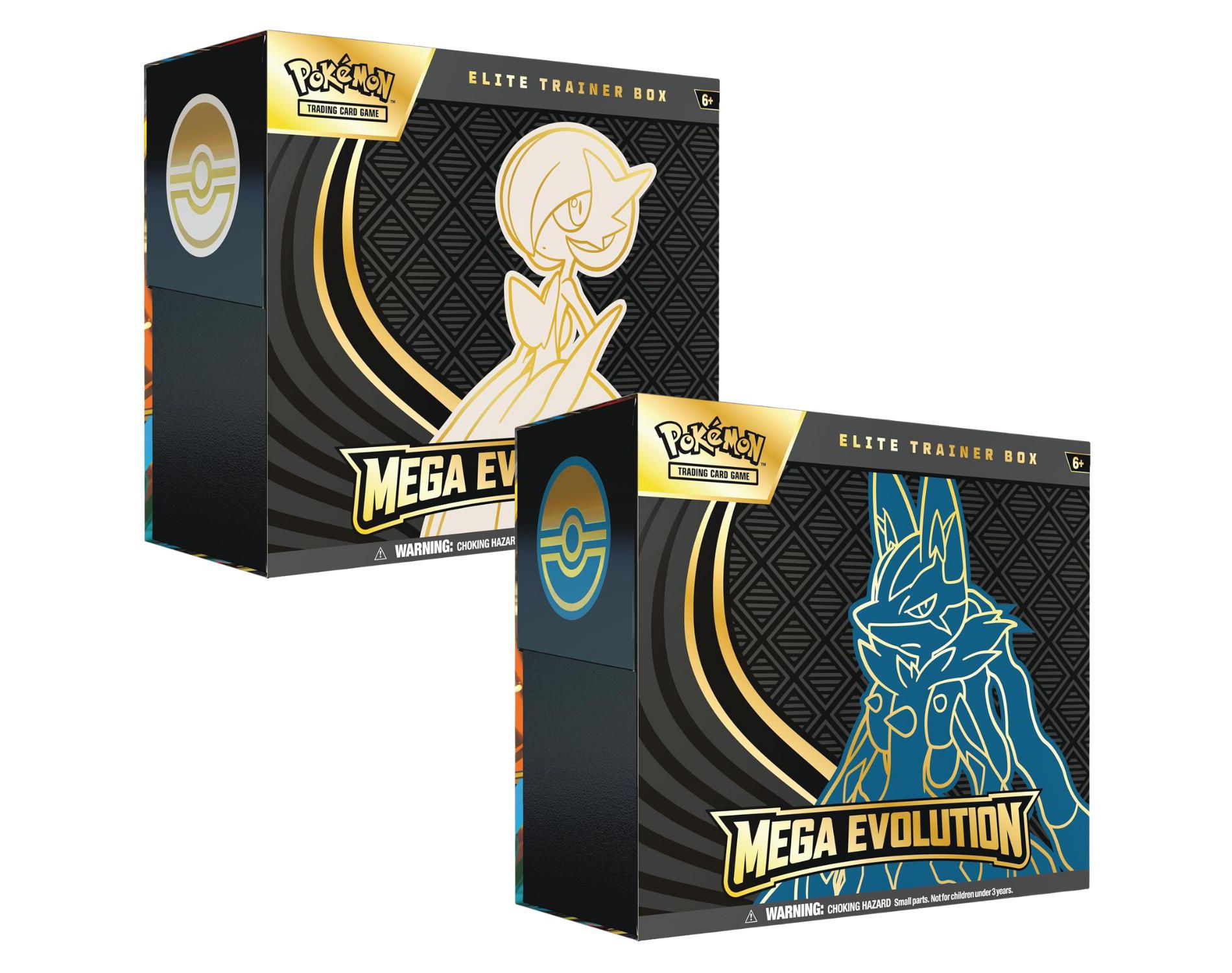 Pokemon ME1 Mega Evolution Elite Trainer Box | Mega Gardevior & Mega Lucario
