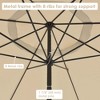 Yescom 13Ft Heavy Duty Outdoor Patio Umbrella with Base - 4 of 4