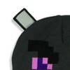 Minecraft Beanie Adult Ender Dragon 3D Ears Character Cuff Knit Hat Cap Grey - 4 of 4