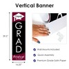 Big Dot of Happiness Maroon Graduation Party Door Decoration - Vertical Banner - 3 of 4