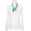 INSPIRE CHIC Women's Floral Printed Tassel Square Scarves 23.6X23.6" 1Pc - 2 of 4